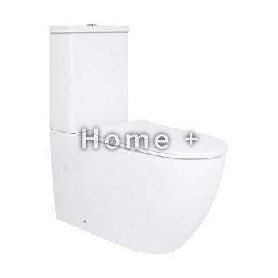Унитаз напольный Qtap Grand Ultra Quiet безободковый с сиденьем Soft-close WHITE QT26228301W SD00052620 фото