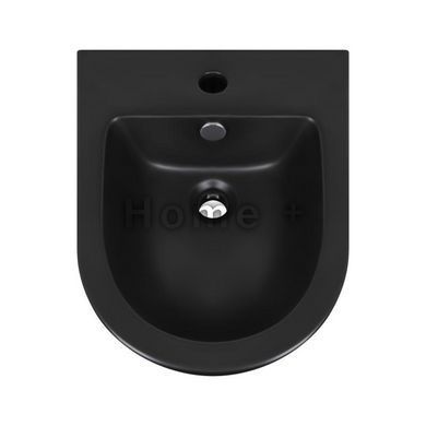 Биде подвесное Qtap Robin 495х370х325 Matt black QT1355046FMB SD00042545 фото