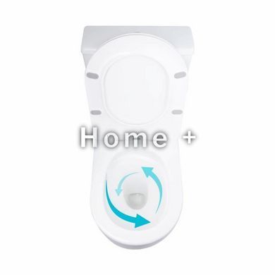 Унитаз напольный Qtap Grand Ultra Quiet безободковый с сиденьем Soft-close WHITE QT26228301W SD00052620 фото