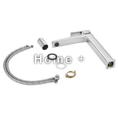Змішувач латунний для раковини Lidz Orion 001FH високий (k25) LDORI001FHCRM48096 Chrome SD00054220 фото