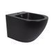 Биде подвесное Qtap Robin 495х370х325 Matt black QT1355046FMB