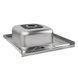 Кухонная мойка Brinex 6060-L 0,6 мм Satin (BRIN6060LSAT06)