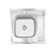 Кухонная мойка Brinex 6060-L 0,6 мм Satin (BRIN6060LSAT06)