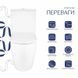 Унитаз напольный Qtap Grand Ultra Quiet безободковый с сиденьем Soft-close WHITE QT26228301W