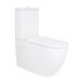 Унитаз напольный Qtap Grand Ultra Quiet безободковый с сиденьем Soft-close WHITE QT26228301W
