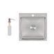 Кухонная мойка Lidz H5050 3.0/1.0 мм Brush (LIDZH5050BRU3010)