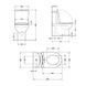 Унитаз напольный Qtap Grand Ultra Quiet безободковый с сиденьем Soft-close WHITE QT26228301W