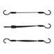 Резинка эластичная FLAT BUNGEE CORD HOOK черная 1,8х40см - 2 шт, в блистере, BCH5-18040BC-B