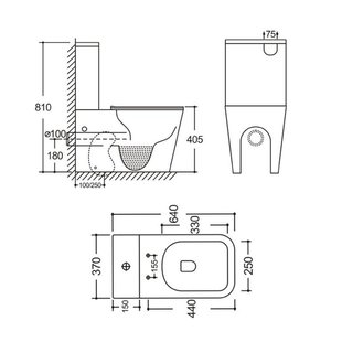 Унітаз підлоговий Qtap Stenava Rimless безобідковий із сидінням Soft-close WHITE QT27228303W SD00052621 фото