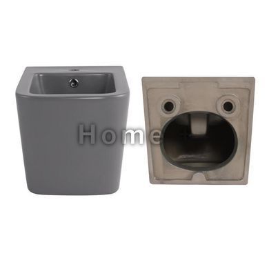 Комплект Qtap Tern Stone grey 3 в 1: унитаз подвесной Ultra Quiet + биде подвесное + раковина накладная QTTERSG49162 SD00055286 фото