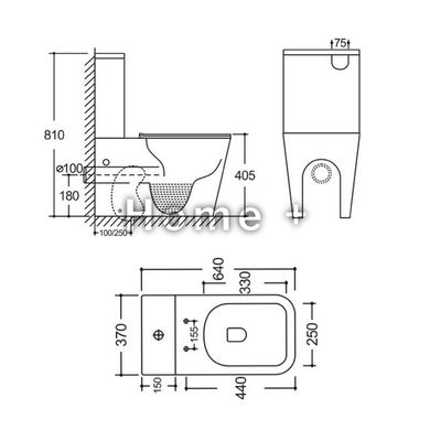 Унітаз підлоговий Qtap Stenava Rimless безобідковий із сидінням Soft-close WHITE QT27228303W SD00052621 фото