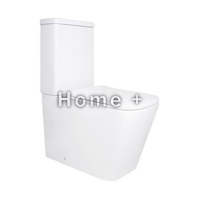 Унітаз підлоговий Qtap Stenava Rimless безобідковий із сидінням Soft-close WHITE QT27228303W SD00052621 фото
