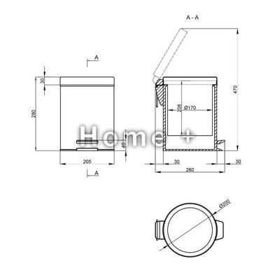 Мусорное ведро Qtap Liberty CRM 1149 5 л SD00031724 фото