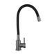 Змішувач для кухні Lidz Aria 015F3 (k35) з гнучким виливом LDARI015F3BGRP49564 Graphite/Black SD00055688 фото