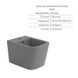 Комплект Qtap Tern Stone grey 3 в 1: унитаз подвесной Ultra Quiet + биде подвесное + раковина накладная QTTERSG49162