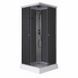 Душевой бокс Lidz Kubis SB90x90.SAT.LOW.GR, стекло тонированное 4 мм