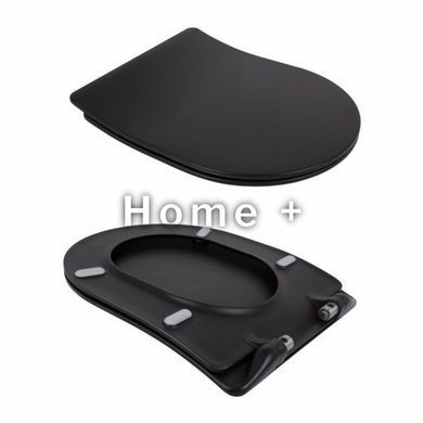 Унітаз підвісний Qtap Taurus безобідковий із сидінням Soft-close QT2433084EUQMB SD00051553 фото