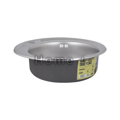 Кухонна мийка Lidz 510-D 0,8 мм Satin (LIDZ510DSAT) SD00027762 фото