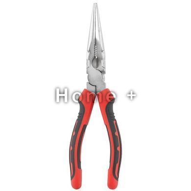 Прямые плоскогубцы PRO 200 мм, никелированные CRV, HOME & GARAGE, DIY-PL1312/8 DIY-PL1312/8 фото