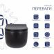Унітаз підвісний Qtap Taurus безобідковий із сидінням Soft-close QT2433084EUQMB