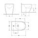 Біде підлогове Qtap Scorpio 530x360x395 White QT14441003CW