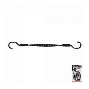Гумка еластична FLAT BUNGEE CORD HOOK чорний 1,8 х 80 см &mdash; 2 шт., у блістері, BCH5-18080BC-B 1608493120 фото