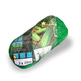 Сітка шпалерна натяжна, для кучерявих рослин PLANT NET, 8 г/м2, 15x17 см, 2x10 м, AS-CN08151720010 Польща 1352584829 фото