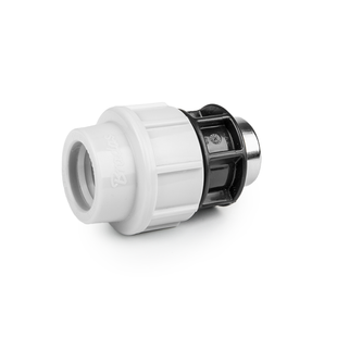Муфта для труб PE, 25 мм, PN16, з внутрішньою різзю 1", DSRA16L25F1 1354289835 фото