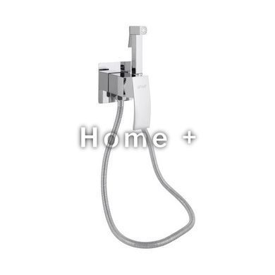 Набір для гігієнічного душу Qtap Swan Cascada прямокутний QTSWA262CRM45567 Chrome SD00051691 фото