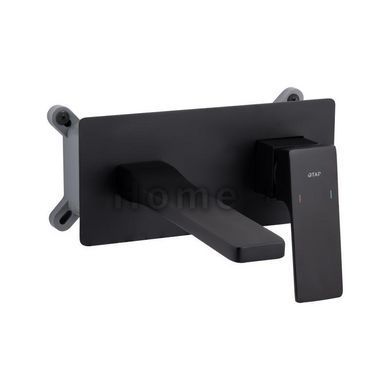 Смеситель для раковины Qtap Gemini скрытого монтажа QTGEM273BLM45694 Black Matt SD00051818 фото