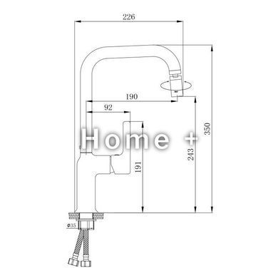 Смеситель для кухни Qtap Cardinal QTCAR344CRM45658 Chrome SD00051782 фото
