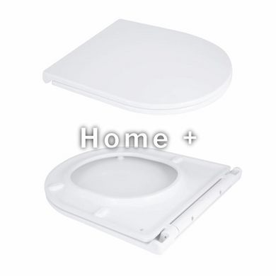 Унітаз підлоговий Qtap Dove Rimless безобідковий із сидінням Soft-close WHITE QT06228380BW SD00052622 фото