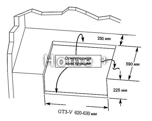 Вбудований газовий гриль GrandHall Premium GT3 Built-in K03000196A 1424458230 фото