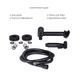 Комплект 2 в 1: унитаз напольный Qtap Scorpio Matt Black QT14226088AMB + набор гигиенического душа Lidz Aria Black