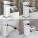 Змішувач для раковини Qtap Swan Cascada QTSWA270CRW45568 Chrome/White