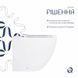 Унітаз підвісний Qtap Robin Ultra Quiet безобідковий із сидінням Soft-close 520x365x365 мм WHITE