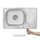 Кухонна мийка Brinex 6642 0,8 мм Satin (BRIN6642SAT08)