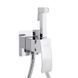 Набір для гігієнічного душу Qtap Swan Cascada прямокутний QTSWA262CRM45567 Chrome