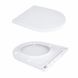 Унітаз підлоговий Qtap Dove Rimless безобідковий із сидінням Soft-close WHITE QT06228380BW