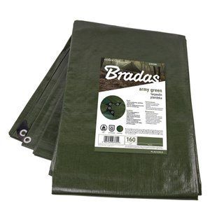 Тент посилений ARMY GREEN 160 г/м&sup2; 6х8м, Польща Bradas PLAG1606/8 фото