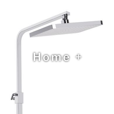 Душова система універсальна Qtap Swan Cascada на три споживачі (з виливом) QTSWA111CRW45570 Chrome/White SD00051694 фото