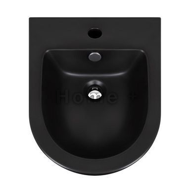 Комплект Qtap Robin Matt Black 2 в 1: унітаз підвісний Ultra Quiet QT13332381ASMB + біде підвісне SD00053752 фото