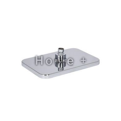 Лійка для верхнього душу Qtap Hlavova 260x180 мм прямокутна QTHLA107CRM45784 Chrome/Black SD00051908 фото