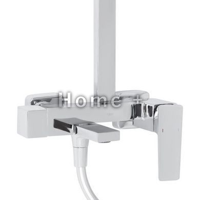 Душова система для ванни Gemini, Chrome (k35) на три споживача (з виливом) QT51103KNC Qtap SD00049591 фото
