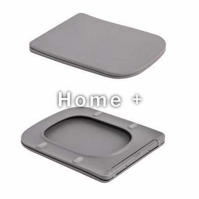 Унітаз підвісний Qtap Tern Ultra Quiet 520&times;345&times;325&nbsp;мм, Stone grey, із сидінням Slim Duroplast/Soft-close/Quick Release SD00055124 фото