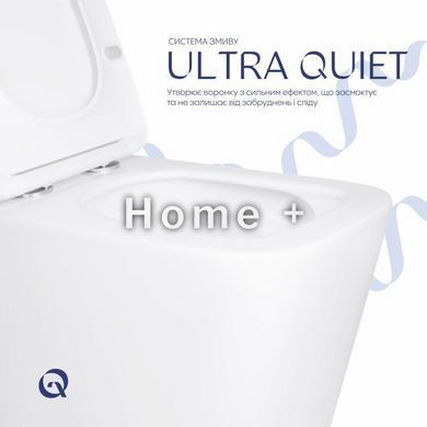 Унітаз підвісний Qtap Tern Ultra Quiet із сидінням із сидінням Soft-Close WHITE QT17332303AW SD00052570 фото