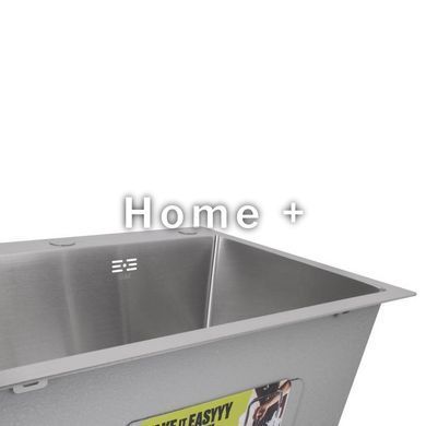 Мийка для кухні інтегрована Lidz Handmade H5843 Brushed Steel 3,0/1,0 мм LDH5843BRU49442 SD00055566 фото