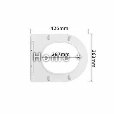 Сидіння для унітаза Qtap (Robin 490,610, Scorpio 490) з мікроліфтом Slim QTSC179W48675 SD00054799 фото