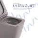 Унітаз підвісний Qtap Tern Ultra Quiet 520&times;345&times;325&nbsp;мм, Stone grey, із сидінням Slim Duroplast/Soft-close/Quick Release