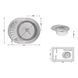 Кухонна мийка Brinex 5745 0,8 мм Micro Decor (BRIN5745MDEC0)